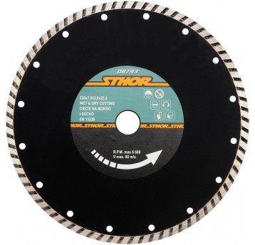 TARCZA DIAMENTOWA "TURBO" - 230MM