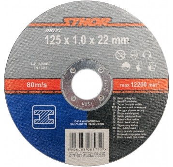 TARCZA DO CIĘCIA METALU 125X1X22