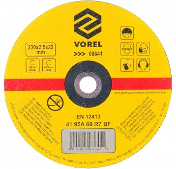 TARCZA DO CIĘCIA METALU 230X2,5X22