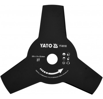 TARCZA DO PODKASZARKI 255MM 25,4MM