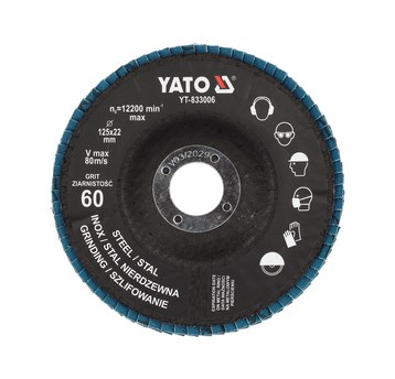 TARCZA LIST. NIEB. P60 125MM