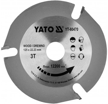 TARCZA TCT DO CIĘCIA DREWNA 125MM/22/3T YA