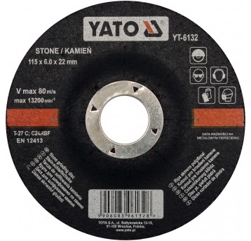 TARCZA WYP. DO SZLIF. KAMIENIA 115x6,0