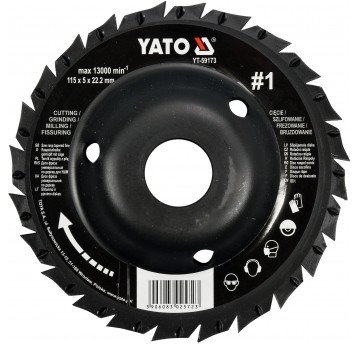 TARNIK WYPUKŁY Z PIŁĄ 115MM NR1