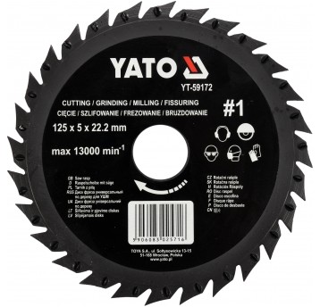 TARNIK Z PIŁĄ DO DREWNA 125MM NR1