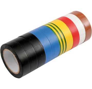 TAŚMA IZOLACYJNA PVC 19/20 MIX 10SZT