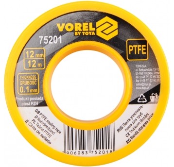 TAŚMA PTFE 12M x 12MM x 0.1MM