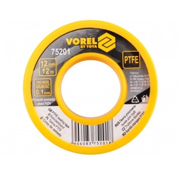 TAŚMA PTFE 12M x 12MM x 0.1MM