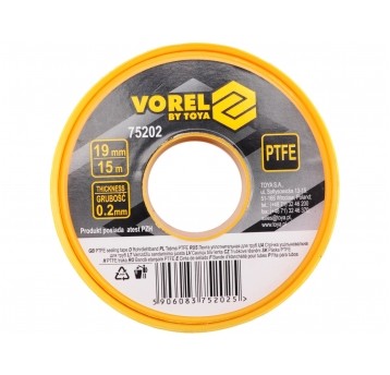 TAŚMA PTFE 15M x 19MM x 0.2MM