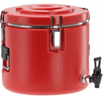 TERMOS TRANSPORTOWY OKRĄGŁY Z KRANEM 15L