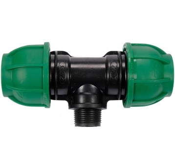 TRÓJNIK PP GZ 32MM x 3/4" x 32MM