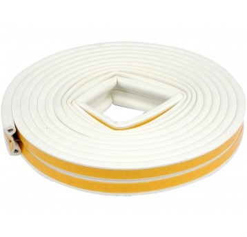 USZCZELKA EPDM TYP P BIAŁA 6M