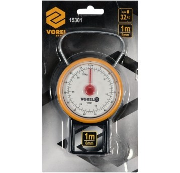 WAGA SPRĘŻYNOWA 32 KG Z MIARKĄ ZWIJANĄ