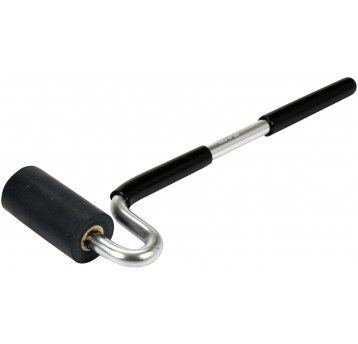 WAŁEK DOCISKOWY 75 MM Z UCHWYTEM ALUMIN.