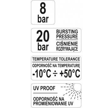 WĄŻ OGRODOWY STANDARD LINE 3/4CAL 50M