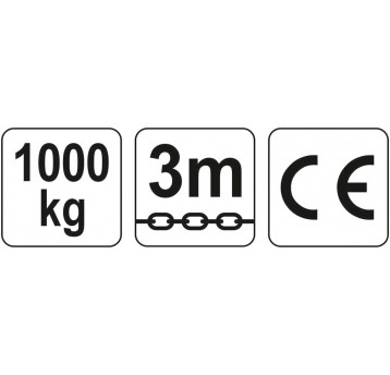 WCIĄGNIK ŁAŃCUCHOWY 1,0 T