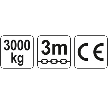 WCIĄGNIK ŁAŃCUCHOWY 3,0 T