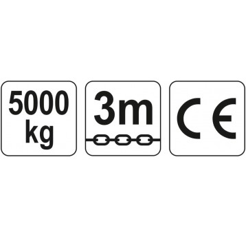 WCIĄGNIK ŁAŃCUCHOWY 5,0 T