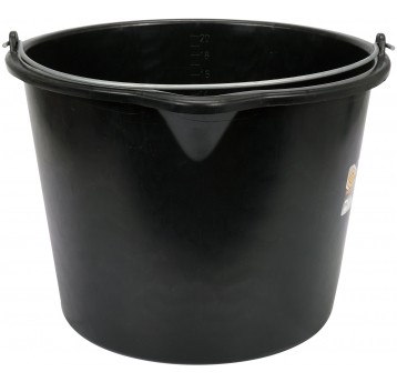 WIADRO BUDOWLANE Z WYPŁYWKĄ 20L