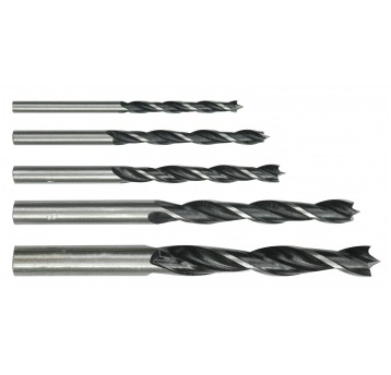 WIERTŁA DO DREWNA 5SZT. W ETUI 4-10MM