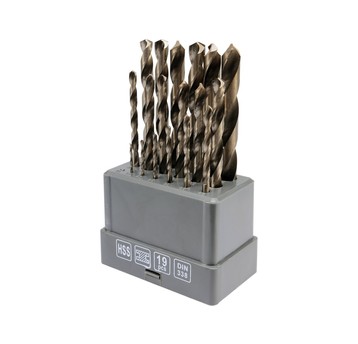 WIERTŁA DO METALU HSS 1-10MM /19SZT