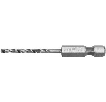 WIERTŁO DO METALU HSS 6542 2,5MM HEX