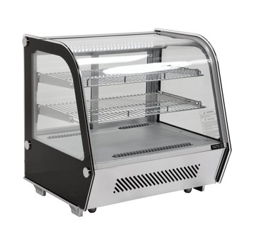WITRYNA CHŁODNICZA 120L 70x56x68 SREBRNA