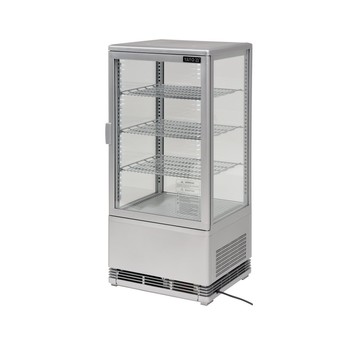 WITRYNA CHŁODNICZA 78L 42x38x96 SREBRNA