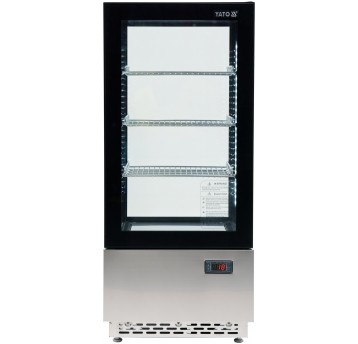 WITRYNA CHŁODNICZA 78L 43x39x98 CZARNA