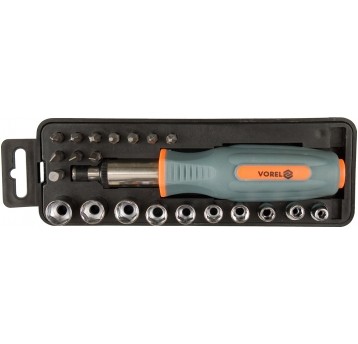 WKRĘTAK Z GRZECHOTKĄ I NASADKAMI 22CZ