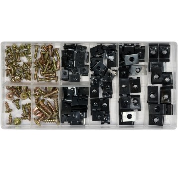 WKRĘTY/PODKLADKI DO KAROSERII MIX 170SZT