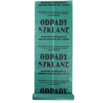 WOREK NA ODPADY SZKŁO 60L 15SZT 30µM