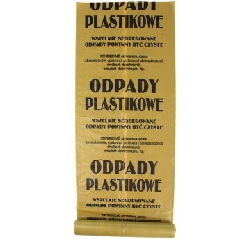 WORKI NA ODPADY PLASTIK 120L 10SZT 40µm