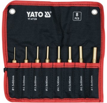 WYBIJAKI MOSIĘŻNE RÓWNOLEGŁE, 8 SZT.