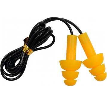 ZATYCZKI DO USZU SILIKON sznur22dB 50par