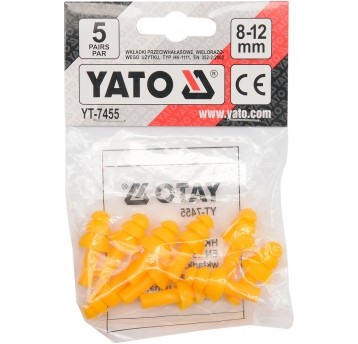 ZATYCZKI DO USZU SILIKONOWE 22dB (5par)