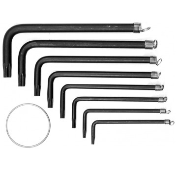 ZEST. KLUCZY TORX T10-T40 8 SZT.