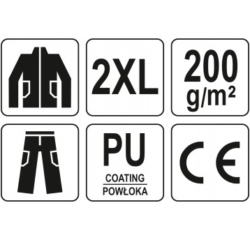 ZEST. PRZECIWDESZ. NAVY STRETCH R. 2XL