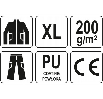 ZEST. PRZECIWDESZ. NAVY STRETCH R. XL