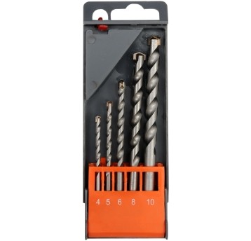 ZEST WIERTEŁ DO BETONU 4, 5, 6, 8, 10MM