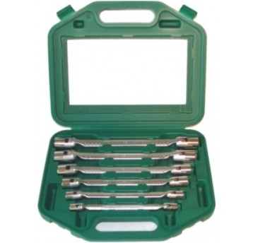 Zestaw 6szt. kluczy nasadowo-przegubowych