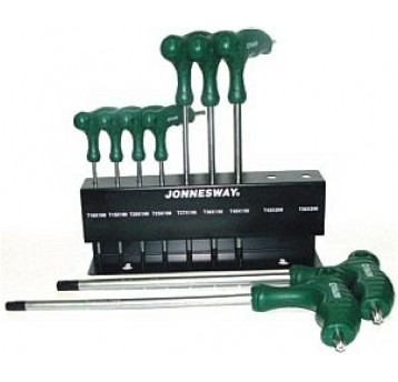 Zestaw 9szt. kluczy wpustowych TORX z uchwytem