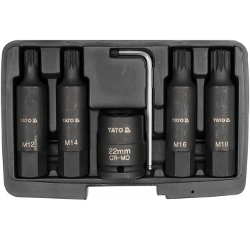 ZESTAW BITÓW UDAROWYCH SPLINE 3/4cal