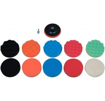 ZESTAW DO POLEROWANIA 125MM, M14, 12SZT.