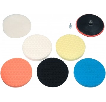 ZESTAW DO POLEROWANIA 180MM, M14, 8SZT.