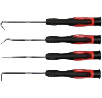 ZESTAW HACZYKÓW Z RĘKOJEŚCIĄ 4CZ.