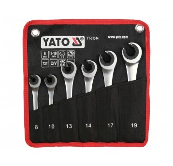 ZESTAW KLU PÓŁOTWA Z GRZE 8-19MM 6 SZT.