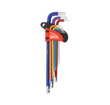 ZESTAW KLUCZY IMBUSO, KULA 1,5-10MM,9SZT