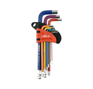ZESTAW KLUCZY IMBUSO, KULA 1,5-10MM,9SZT