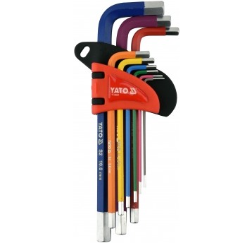 ZESTAW KLUCZY IMBUSOWYCH 1,5-10MM, 9SZT.